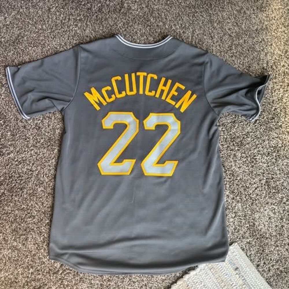 Andrew McCutchen Pittsburgh Pirates Jersey Grey Size M
